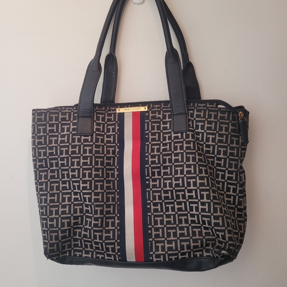 Tommy Hilfiger monogram pattern tote bag